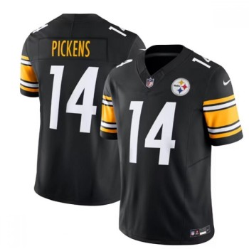 Men's Pittsburgh Steelers #14 George Pickens Black 2023 F.U.S.E. Vapor Untouchable Limited Jersey Men's Pittsburgh Steelers #14 George Pickens Black 2023 F.U.S.E. Vapor Untouchable Limited Jersey