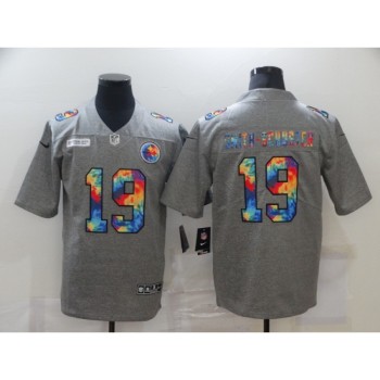 Men's Pittsburgh Steelers #19 JuJu Smith-Schuster 2020 Grey Crucial Catch Limited Stitched Jersey Men's Pittsburgh Steelers #19 JuJu Smith-Schuster 2020 Grey Crucial Catch Limited Stitched Jersey