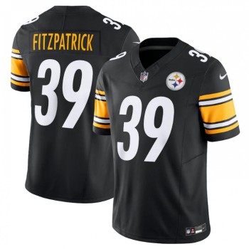 Men's Pittsburgh Steelers #39 Minkah Fitzpatrick Black 2023 F.U.S.E. Vapor Untouchable Limited Jersey Men's Pittsburgh Steelers #39 Minkah Fitzpatrick Black 2023 F.U.S.E. Vapor Untouchable Limited Jersey