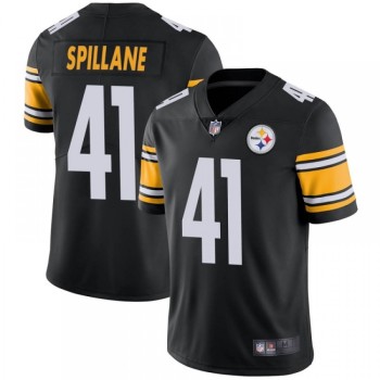 Men's Pittsburgh Steelers #41 Robert Spillane Black Vapor Untouchable Limited Stitched Jersey Men's Pittsburgh Steelers #41 Robert Spillane Black Vapor Untouchable Limited Stitched Jersey