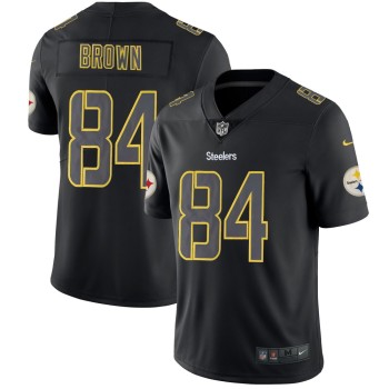 Men's Pittsburgh Steelers #84 Antonio Brown Black 2018 Impact Limited Stitched NFL Jersey Men's Pittsburgh Steelers #84 Antonio Brown Black 2018 Impact Limited Stitched NFL Jersey