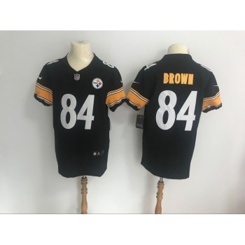 Men's Pittsburgh Steelers #84 Antonio Brown Black Vapor Untouchable Elite Stitched NFL Jersey Men's Pittsburgh Steelers #84 Antonio Brown Black Vapor Untouchable Elite Stitched NFL Jersey