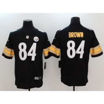 Men's Pittsburgh Steelers #84 Antonio Brown Black Vapor Untouchable Limited Stitched NFL Jersey Men's Pittsburgh Steelers #84 Antonio Brown Black Vapor Untouchable Limited Stitched NFL Jersey