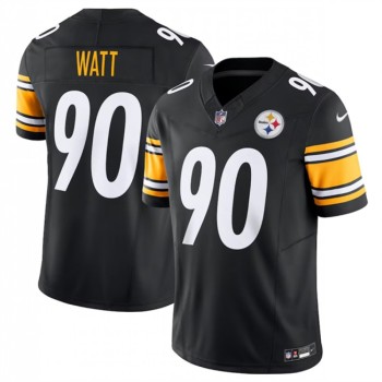 Men's Pittsburgh Steelers #90 T.J. Watt Black 2023 F.U.S.E. Vapor Untouchable Limited Stitched Jersey Men's Pittsburgh Steelers #90 T.J. Watt Black 2023 F.U.S.E. Vapor Untouchable Limited Stitched Jersey
