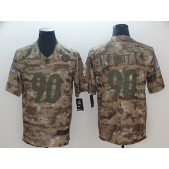 Men's Pittsburgh Steelers #90 T. J. Watt 2018 Camo Salute to Service Limited Stitched NFL Jersey Men's Pittsburgh Steelers #90 T. J. Watt 2018 Camo Salute to Service Limited Stitched NFL Jersey