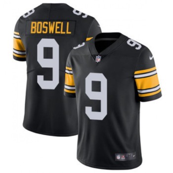 Men's Pittsburgh Steelers #9 Chris Boswell Black Vapor Untouchable Stitched Jersey Men's Pittsburgh Steelers #9 Chris Boswell Black Vapor Untouchable Stitched Jersey
