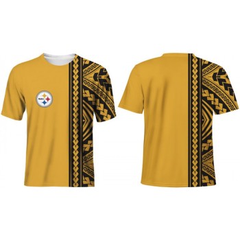 Men's Pittsburgh Steelers Yellow T-Shirt