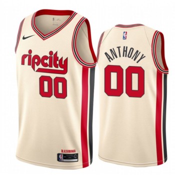 Men's Portland Trail Blazers #00 Carmelo Anthony Cream 2019 City Edition Stitched NBA Jersey Men's Portland Trail Blazers #00 Carmelo Anthony Cream 2019 City Edition Stitched NBA Jersey