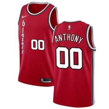 Men's Portland Trail Blazers #00 Carmelo Anthony Red 2019 Classic Edition Stitched NBA Jersey Men's Portland Trail Blazers #00 Carmelo Anthony Red 2019 Classic Edition Stitched NBA Jersey