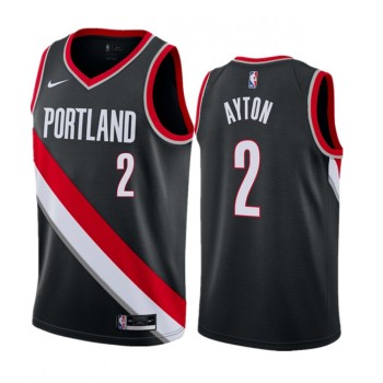 Men's Portland Trail Blazers #2 Deandre Ayton Black 2023 Icon Edition Stitched Basketball Jersey Men's Portland Trail Blazers #2 Deandre Ayton Black 2023 Icon Edition Stitched Basketball Jersey