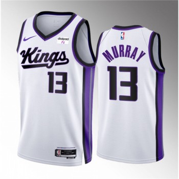 Men's Sacramento Kings #13 Keegan Murray White 2023/24 Association Edition Swingman Stitched Basketball Jersey Men's Sacramento Kings #13 Keegan Murray White 2023/24 Association Edition Swingman Stitched Basketball Jersey