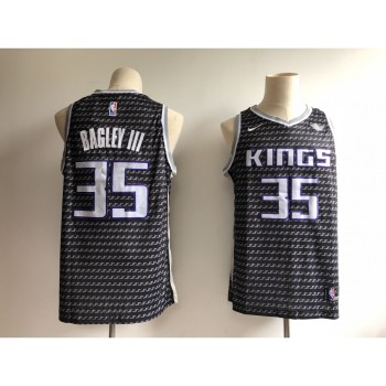 Men's Sacramento Kings #35 Marvin Bagley III Black City Edition Swingman Stitched NBA Jersey Men's Sacramento Kings #35 Marvin Bagley III Black City Edition Swingman Stitched NBA Jersey