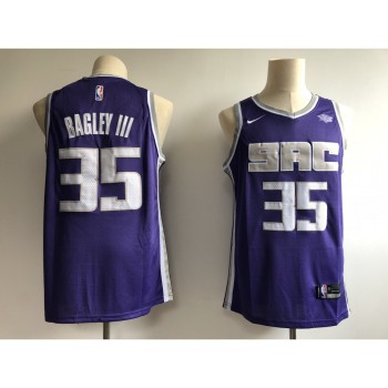 Men's Sacramento Kings #35 Marvin Bagley III Purple Swingman Stitched NBA Jersey Men's Sacramento Kings #35 Marvin Bagley III Purple Swingman Stitched NBA Jersey