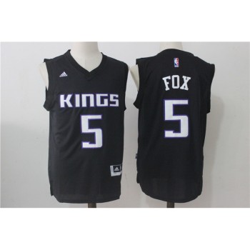 Men's Sacramento Kings #5 Fox Black Stitched NBA Jersey Men's Sacramento Kings #5 Fox Black Stitched NBA Jersey