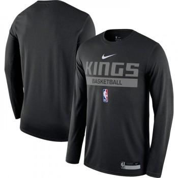 Men's Sacramento Kings Black 2022/23 Legend On-Court Practice Performance Long Sleeve T-Shirt Men's Sacramento Kings Black 2022/23 Legend On-Court Practice Performance Long Sleeve T-Shirt