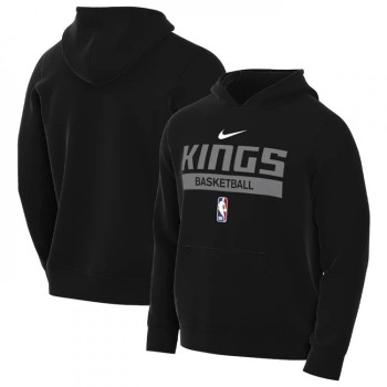 Men's Sacramento Kings Black Spotlight Fleece Overhead Hoodie Men's Sacramento Kings Black Spotlight Fleece Overhead Hoodie