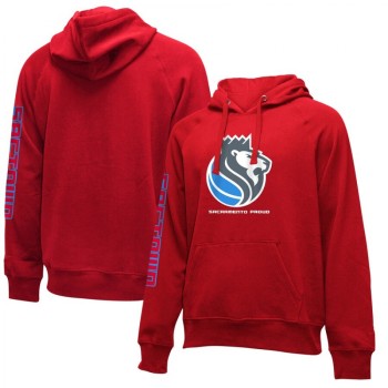Men's Sacramento Kings Red City Edition Club Pullover Hoodie Men's Sacramento Kings Red City Edition Club Pullover Hoodie
