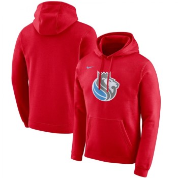 Men's Sacramento Kings Red City Edition Club Pullover Hoodie Men's Sacramento Kings Red City Edition Club Pullover Hoodie