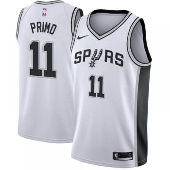 Men's San Antonio Spurs #11 Joshua Primo White Association Edition Stitched Jersey Men's San Antonio Spurs #11 Joshua Primo White Association Edition Stitched Jersey