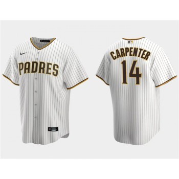 Men's San Diego Padres #14 Matt Carpenter White Cool Base Stitched Jersey Men's San Diego Padres #14 Matt Carpenter White Cool Base Stitched Jersey