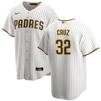 Men's San Diego Padres #32 Nelson Cruz White Cool Base Stitched Jersey Men's San Diego Padres #32 Nelson Cruz White Cool Base Stitched Jersey