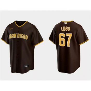 Men's San Diego Padres #67 Seth Lugo Brown Cool Base Stitched Jersey Men's San Diego Padres #67 Seth Lugo Brown Cool Base Stitched Jersey