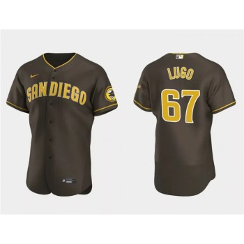 Men's San Diego Padres #67 Seth Lugo Brown Flex Base Stitched Baseball Jersey Men's San Diego Padres #67 Seth Lugo Brown Flex Base Stitched Baseball Jersey