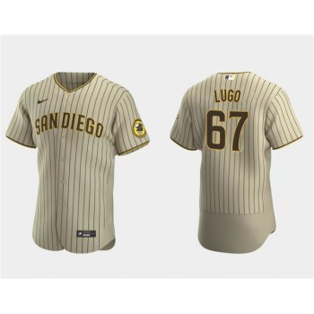 Men's San Diego Padres #67 Seth Lugo Tan Flex Base Stitched Baseball Jersey Men's San Diego Padres #67 Seth Lugo Tan Flex Base Stitched Baseball Jersey