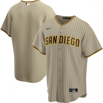 Men's San Diego Padres Blank Tan Brown Cool Base Stitched MLB Jersey Men's San Diego Padres Blank Tan Brown Cool Base Stitched MLB Jersey