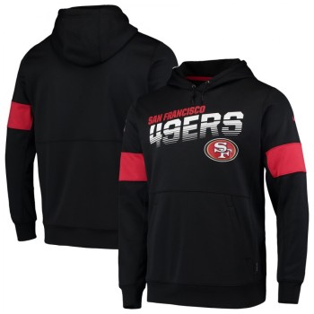 Men's San Francisco 49ers2019 100th Season Black Pullover Hoodie Men's San Francisco 49ers2019 100th Season Black Pullover Hoodie