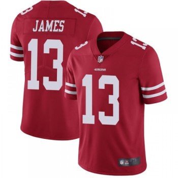 Men's San Francisco 49ers #13 Richie James Red Vapor Untouchable Limited Stitched Jersey Men's San Francisco 49ers #13 Richie James Red Vapor Untouchable Limited Stitched Jersey