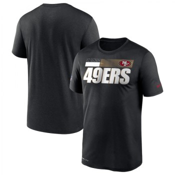 Men's San Francisco 49ers 2020 Black Sideline Impact Legend Performance T-Shirt Men's San Francisco 49ers 2020 Black Sideline Impact Legend Performance T-Shirt