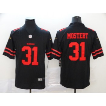 Men's San Francisco 49ers #31 Raheem Mostert Black Vapor Untouchable Limited Stitched NFL Jersey Men's San Francisco 49ers #31 Raheem Mostert Black Vapor Untouchable Limited Stitched NFL Jersey