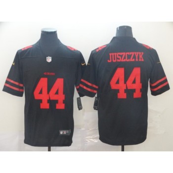Men's San Francisco 49ers #44 Kyle Juszczyk Black Vapor Untouchable Limited Stitched NFL Jersey Men's San Francisco 49ers #44 Kyle Juszczyk Black Vapor Untouchable Limited Stitched NFL Jersey