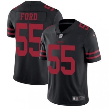 Men's San Francisco 49ers #55 Dee Ford Black Vapor Untouchable Limited Stitched NFL Jersey Men's San Francisco 49ers #55 Dee Ford Black Vapor Untouchable Limited Stitched NFL Jersey