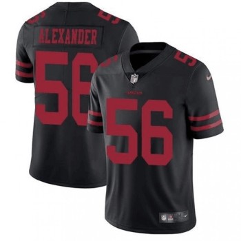 Men's San Francisco 49ers #56 Kwon Alexander Black Vapor Untouchable Limited Stitched NFL Jersey Men's San Francisco 49ers #56 Kwon Alexander Black Vapor Untouchable Limited Stitched NFL Jersey