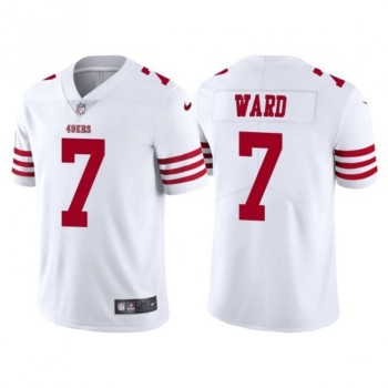 Men's San Francisco 49ers #7 Charvarius Ward White Vapor Untouchable Limited Stitched Football Jersey Men's San Francisco 49ers #7 Charvarius Ward White Vapor Untouchable Limited Stitched Football Jersey