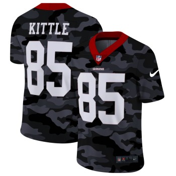 Men's San Francisco 49ers #85 George Kittle 2020 Camo Limited Stitched Jersey Men's San Francisco 49ers #85 George Kittle 2020 Camo Limited Stitched Jersey