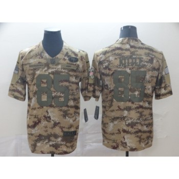 Men's San Francisco 49ers #85 George Kittle Camo Salute To Service Limited Stitched NFL Jersey Men's San Francisco 49ers #85 George Kittle Camo Salute To Service Limited Stitched NFL Jersey