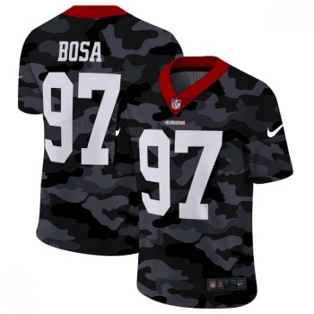 Men's San Francisco 49ers #97 Nick Bosa 2020 Camo Limited Stitched Jersey Men's San Francisco 49ers #97 Nick Bosa 2020 Camo Limited Stitched Jersey