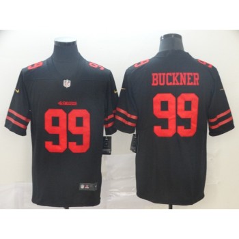 Men's San Francisco 49ers #99 DeForest Buckner Black Vapor Untouchable Limited Stitched NFL Jersey Men's San Francisco 49ers #99 DeForest Buckner Black Vapor Untouchable Limited Stitched NFL Jersey