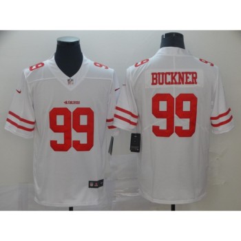Men's San Francisco 49ers #99 DeForest Buckner White Vapor Untouchable Limited Stitched NFL Jersey Men's San Francisco 49ers #99 DeForest Buckner White Vapor Untouchable Limited Stitched NFL Jersey