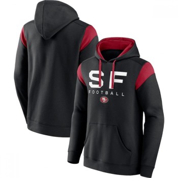 Men's San Francisco 49ers Black Call The Shot Pullover Hoodie Men's San Francisco 49ers Black Call The Shot Pullover Hoodie