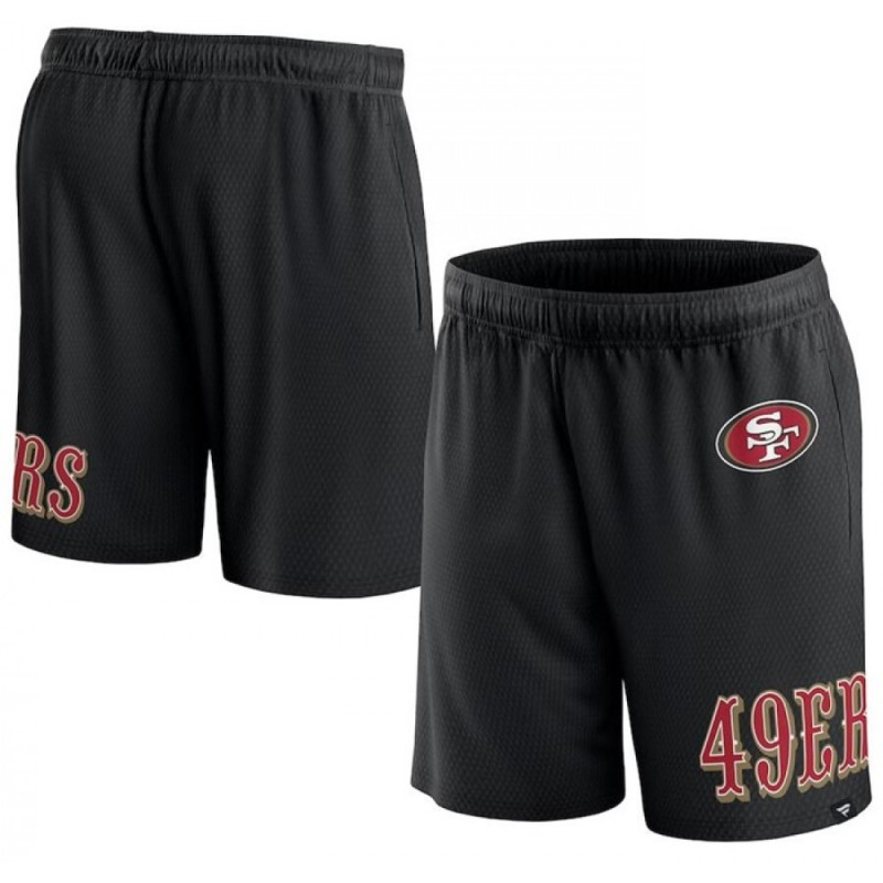 Men's San Francisco 49ers Black Shorts Men's San Francisco 49ers Black Shorts