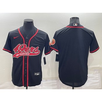 Men's San Francisco 49ers Blank Black Stitched Jersey Men's San Francisco 49ers Blank Black Stitched Jersey