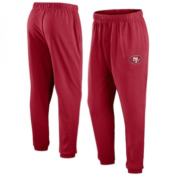 Men's San Francisco 49ers Scarlet From Tracking Sweatpants Men's San Francisco 49ers Scarlet From Tracking Sweatpants