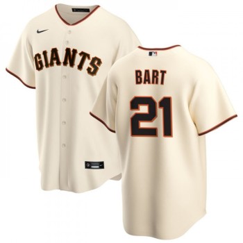 Men's San Francisco Giants #21 Joey Bart Cream Cool Base Stitched Jersey Men's San Francisco Giants #21 Joey Bart Cream Cool Base Stitched Jersey
