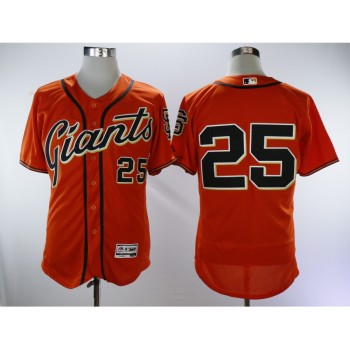 Men's San Francisco Giants #25 Barry Bonds Orange Throwback Flexbase Stitched MLB Jersey Men's San Francisco Giants #25 Barry Bonds Orange Throwback Flexbase Stitched MLB Jersey