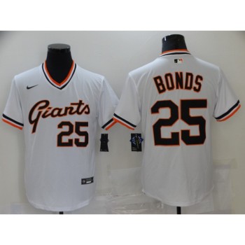 Men's San Francisco Giants #25 Barry Bonds White Cool Base Stitched Jersey Men's San Francisco Giants #25 Barry Bonds White Cool Base Stitched Jersey