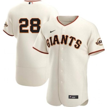 Men's San Francisco Giants #28 Buster Posey Cream Flex Base Stitched Jersey Men's San Francisco Giants #28 Buster Posey Cream Flex Base Stitched Jersey